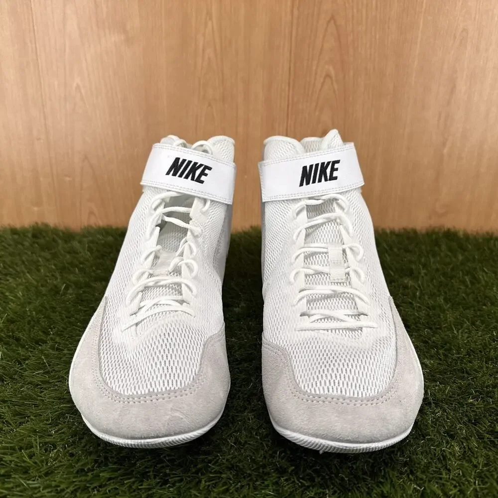 Nike Speedsweep VIII White Black Wrestling Shoes HF9132-100 Men's Size 13